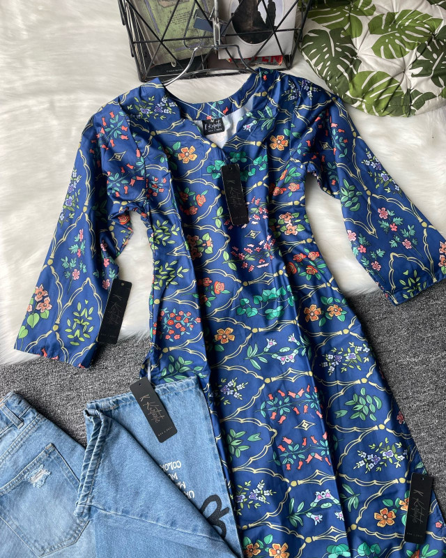 kurtiistic short kurtis W/ JEANS