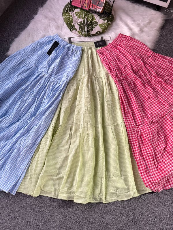 pinterest inspired  checks skirt