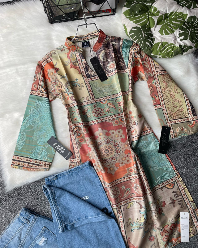 kurtiistic short kurtis W/ JEANS
