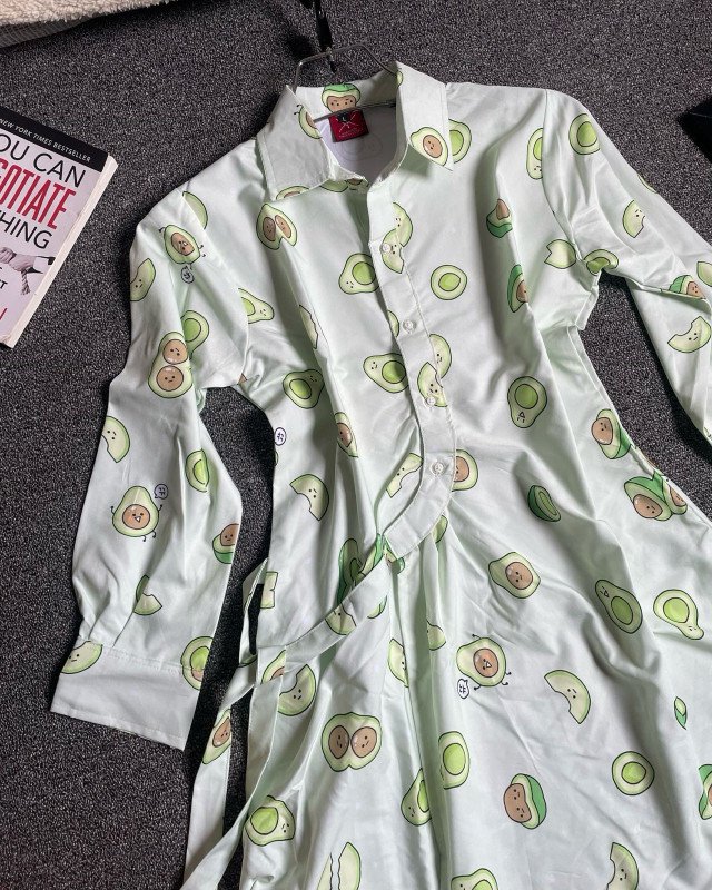 Premium Micro Summer Shirts -   Avocado Mist
