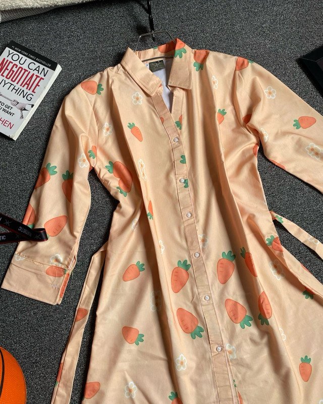 Premium Micro Summer Shirts -   Carrot Blossom