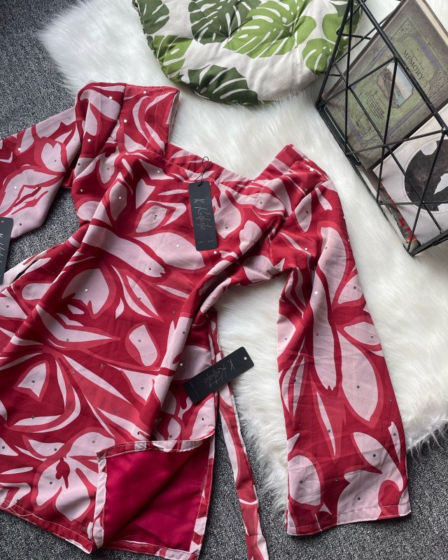 Kurtiistic New Arrivals: “ SOFTORA” -  Wine Red & Blush Pink