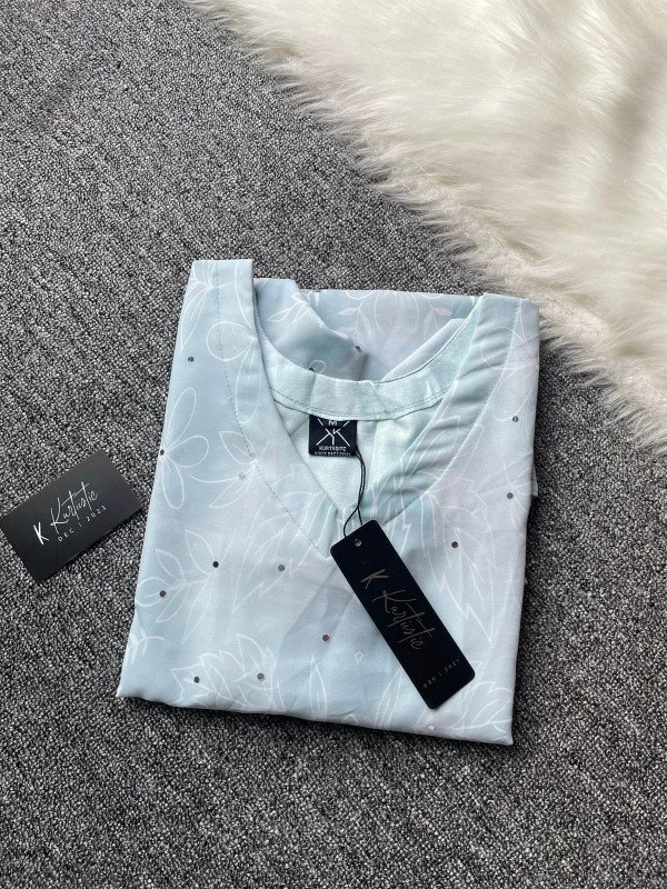 Kurtiistic New Arrivals: “ SOFTORA” -  Ice Blue.